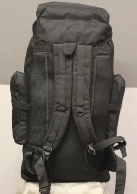 Тактичний туристичний міський рюкзак з системою M. O. L. L. E на 70л TacticBag XS-1707 Чорний - зображення 2
