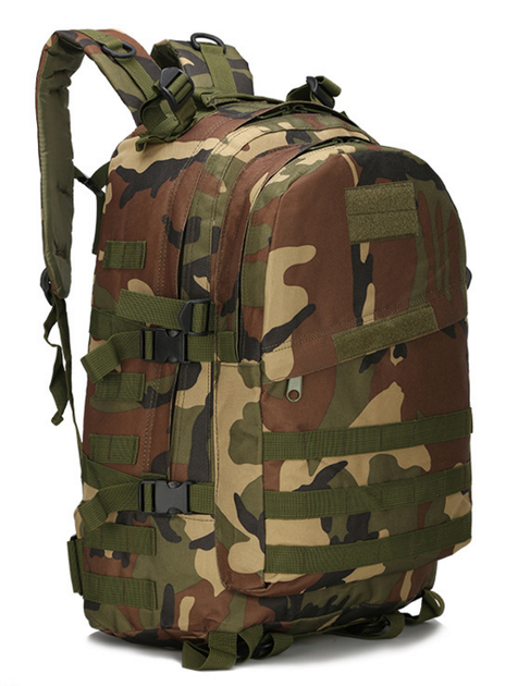 Городской тактический штурмовой военный рюкзак ForTactic на 40литров Вудленд - изображение 1