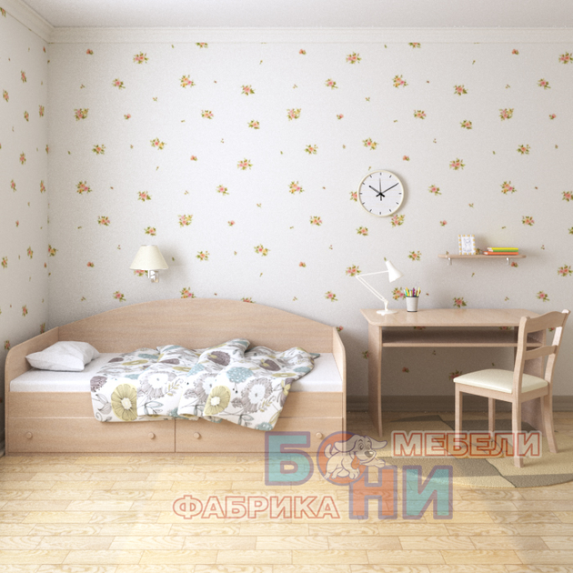 Диван-ліжко Боні Жан (ДКЖ -01.1 ) Дуб молочний - зображення 2