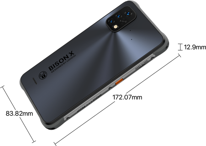 Смартфон Umidigi Bison X10S NFC 4/64Gb Gray - зображення 4