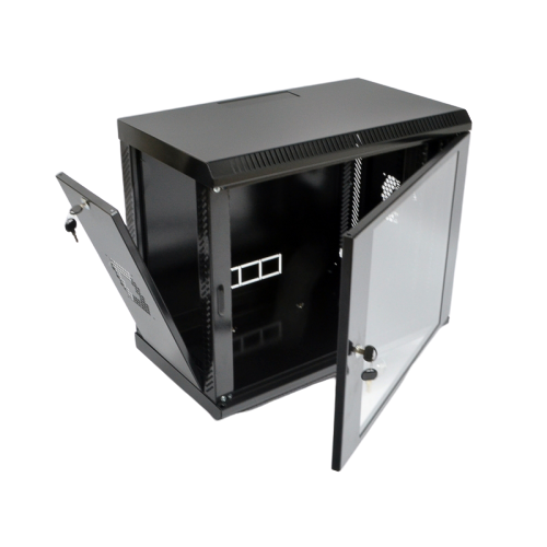 Шкаф серверный настенный Net-server 19" 9U 507х600х350мм (В*Ш*Г) разборной черный UA-MGSWA935B - Фото 2 Шкаф серверный настенный Net-server 19" 9U 507х600х350мм (В*Ш*Г) разборной черный UA-MGSWA935B - изображение 2