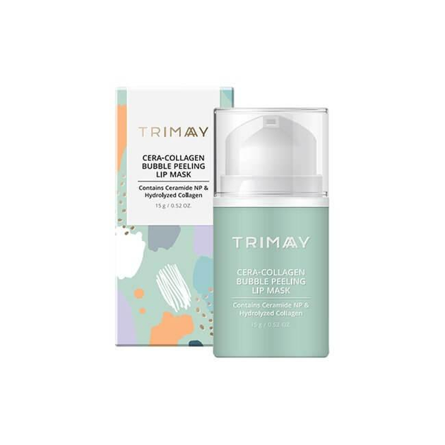 Пузырьковая пилинг-маска для губ Trimay Cera-Collagen Bubble Peeling Lip Mask 15 г - изображение 1