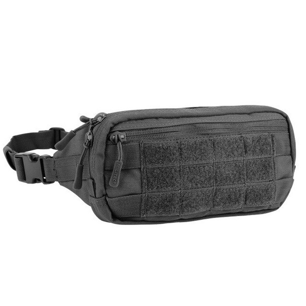 Тактична Сумка на Пояс Mil-Tec Fanny Pack Molle 235 х 60 х 120 мм Чорний (13512502) - зображення 1