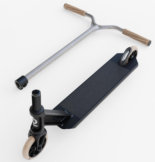 Самокат трюковый Oxelo MF 540 Silver Black Deer для фристайла серо-чорний - изображение 6