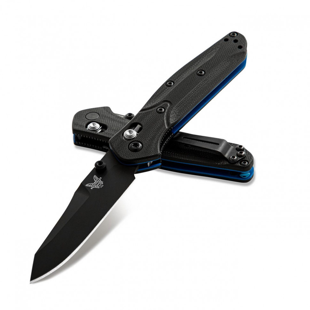 Нож складной Benchmade Mini Osborne Reverse Tanto AXS 17.2 см (чёрный) - изображение 1