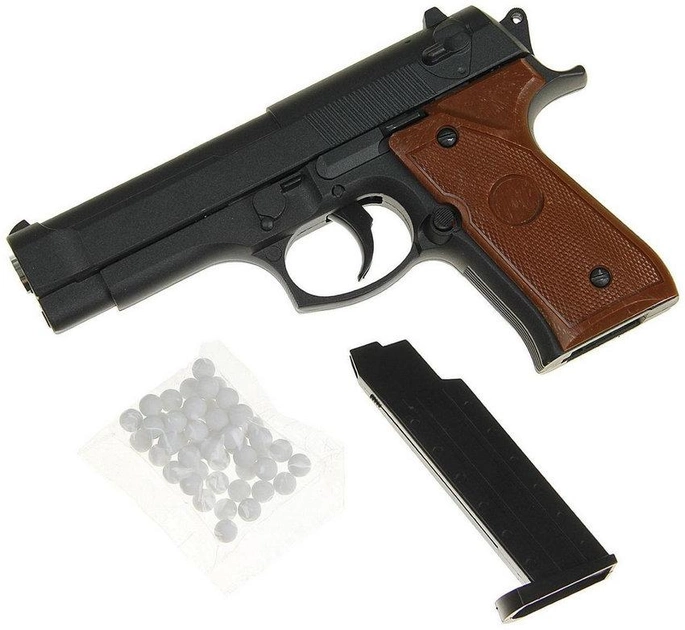 Страйкбольный пистолет G22 (Беретта 92) с пульками - изображение 1