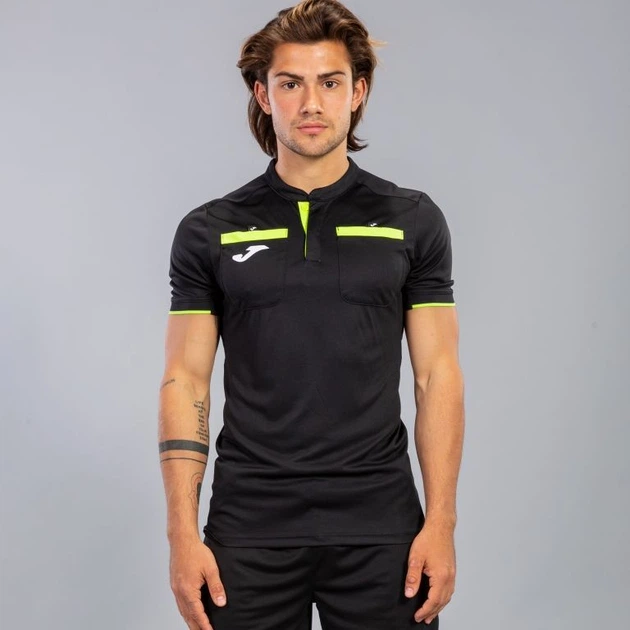 Судейская футболка Joma REFEREE черно-желтая L 101299.121 - изображение 2