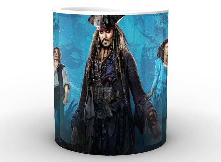 Кухоль GeekLand білий Pirates of the Caribbean Пірати Карибського моря постер п'ятої частини PC.02.029 ( 17145 ) - изображение 2