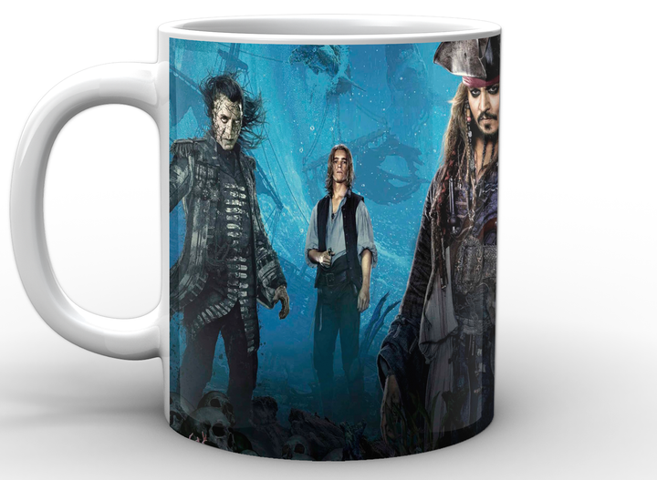 Кухоль GeekLand білий Pirates of the Caribbean Пірати Карибського моря постер п'ятої частини PC.02.029 ( 17145 ) - изображение 3