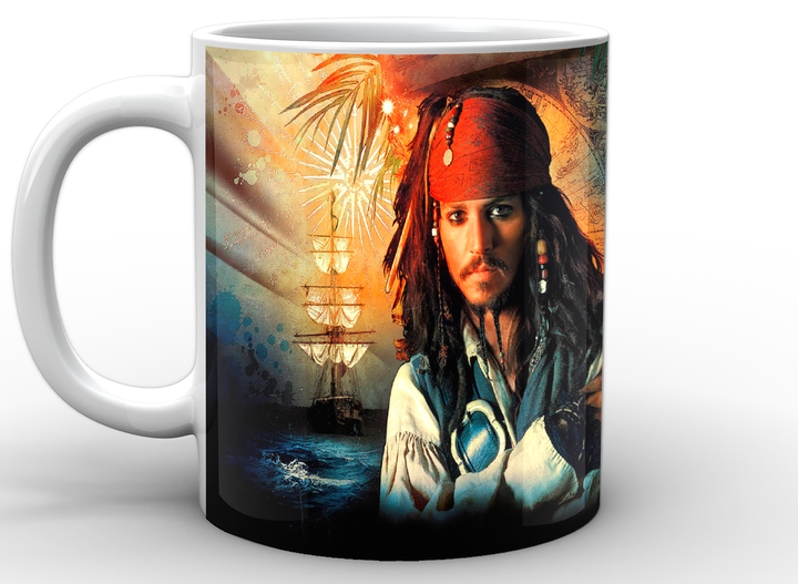Кухоль GeekLand білий Pirates of the Caribbean Пірати Карибського моря джек і гектор PC.02.003 ( 21461 ) - изображение 3