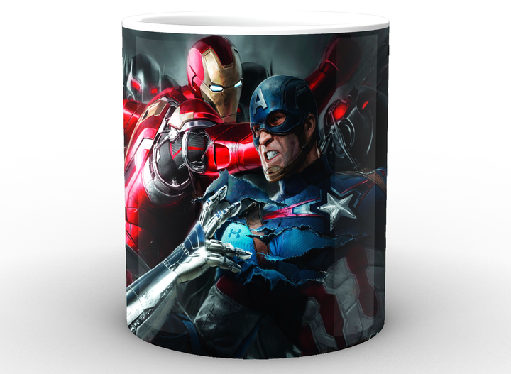 Кружка GeekLand біла Avengers Месники битва AG.02.012 - зображення 2