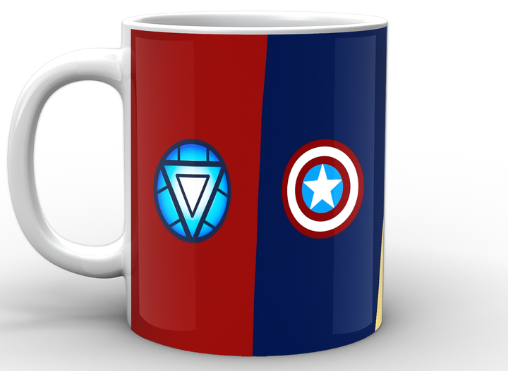 Кружка GeekLand біла Avengers Месники лого AG.02.011 - зображення 3