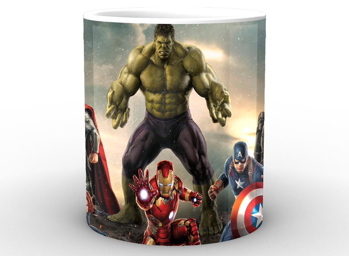 Кружка GeekLand белая Avengers Мстители с халком AG.02.036 - Фото 2 Кружка GeekLand белая Avengers Мстители с халком AG.02.036 - изображение 2