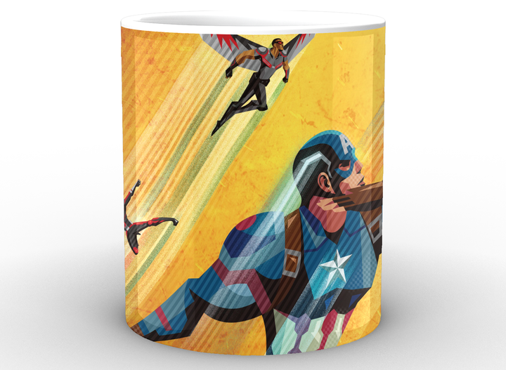 Кружка GeekLand Капитан Америка Captain America комикс CA.02.037 - изображение 2