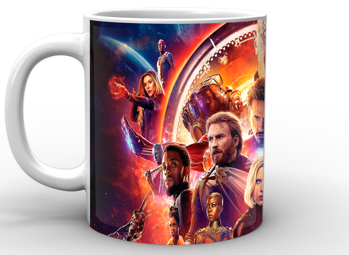 Кухоль GeekLand білий Avengers Месники всесвіт марвел AG.02.031 - зображення 3