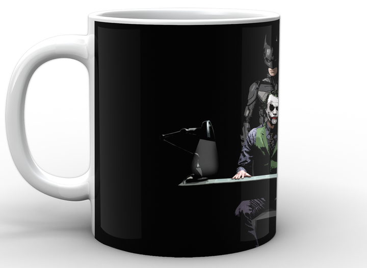 Кружка GeekLand біла Бетмен Batman Бетмен джокер та бетмен BM.02.051 - зображення 3