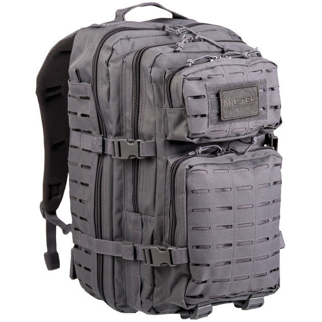 Рюкзак тактический Mil-Tec US Assault Pack LG Laser Cut 36 л Grey - изображение 1