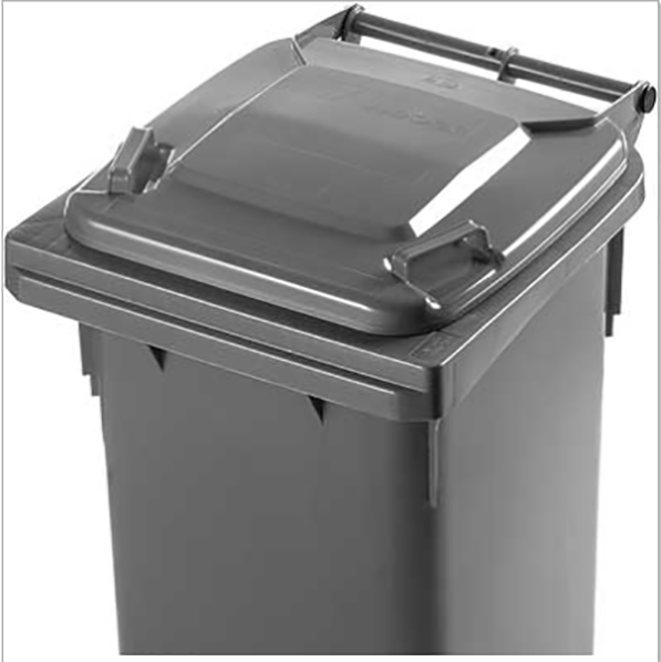 Контейнер для сміття Weber 120 літрів Чорний - Фото 2 Контейнер для сміття Weber 120 літрів Чорний - зображення 2