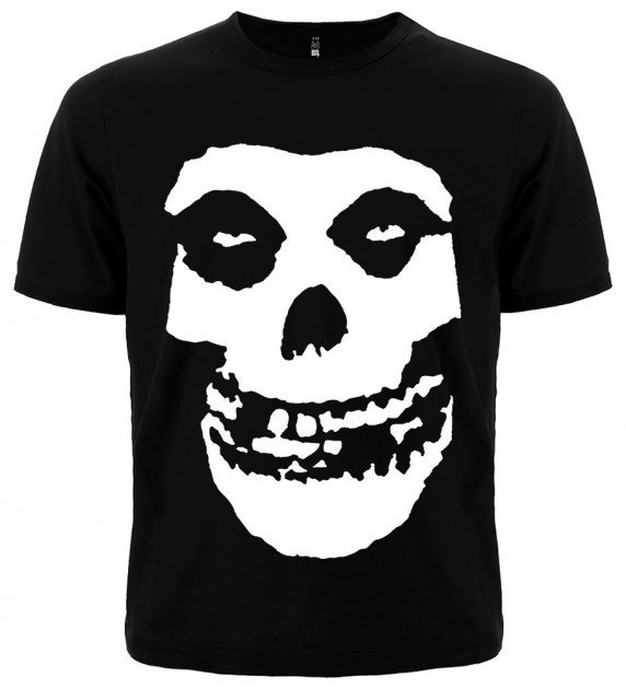 Футболка Misfits skull logo (череп), Gildan Размер XXL Черная (N0111 ...