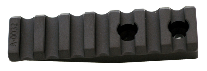 Планка Spuhr A-0032 для моноблоков и колец Spuhr. 7 слотов. Длина - 75 мм. Высота - 14 мм. Профиль - Picatinny (3728.00.06) - изображение 1