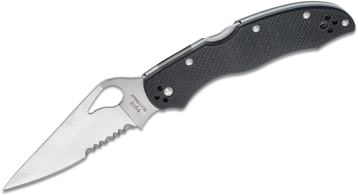 Кишеньковий ніж Spyderco Byrd Harrier 2, серрейтор (87.13.69) - зображення 1