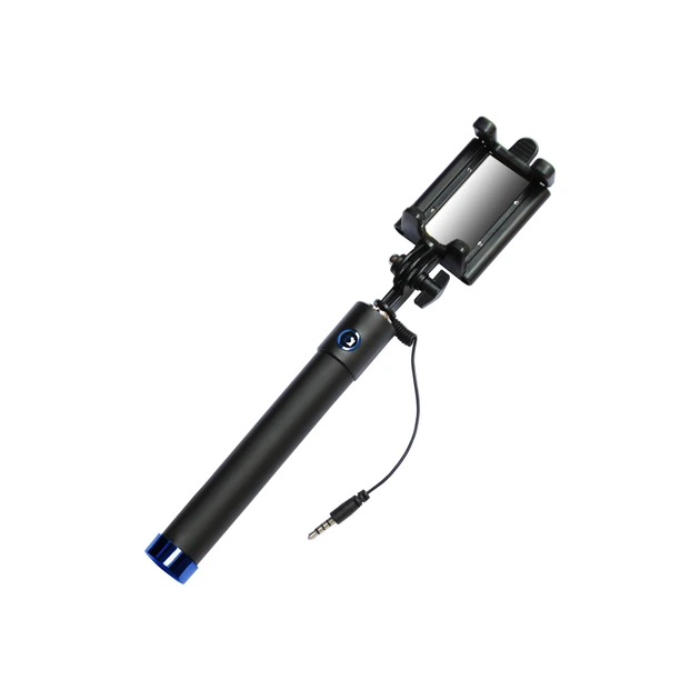 Монопод Grand-X Mirror 360 + зеркало U-кріплення Blue MI3UBE