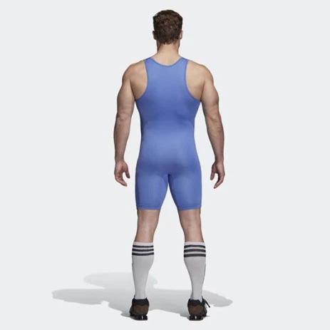 Костюм для тяжелой атлетики PowerLiftSuit ADIDAS CW5646 синий S - Фото 2 Костюм для тяжелой атлетики PowerLiftSuit ADIDAS CW5646 синий S - изображение 2