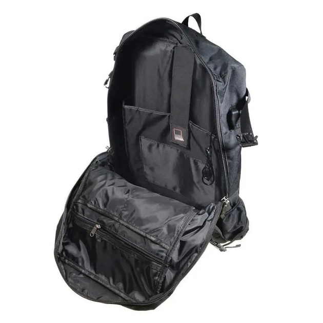 Туристичний рюкзак чоловічий 50л Backpack 50L Black дорожня сумка, тактичний рюкзак (VS7004989) - изображение 2