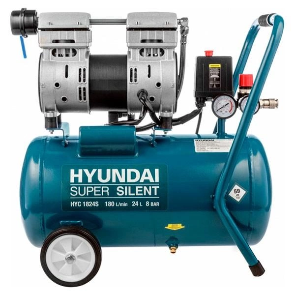 Воздушный компрессор Hyundai HYC 1824S. Безмасляный - изображение 1