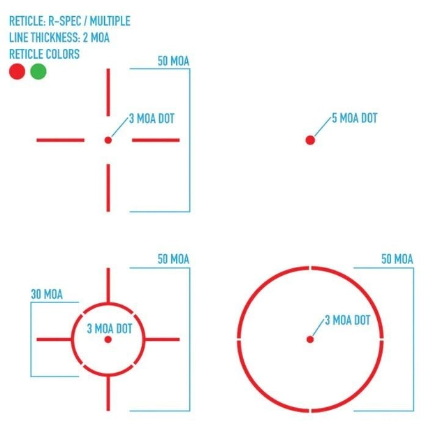 Коллиматорный прицел Sightmark Ultra Shot R-Spec Reflex Sight - изображение 2