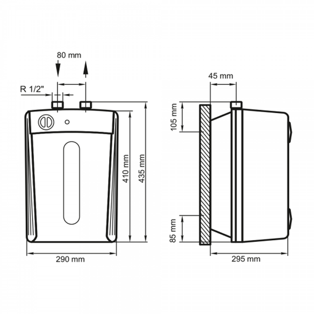 Водонагреватель ARTI WH Compact SU 10L/1 - изображение 3
