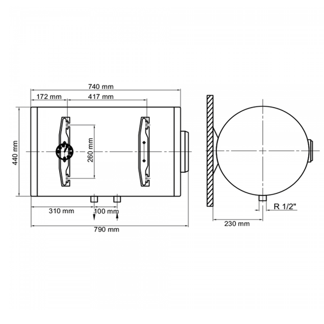 Водонагреватель ARTI WHH 80L/1 - изображение 2