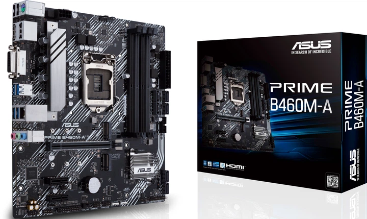 Материнская плата Asus Prime B460M-A (s1200, Intel B460, PCI-Ex16