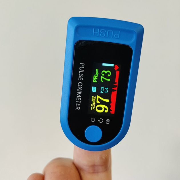 Пульсоксиметр AIQURA AD805 Blue - зображення 5