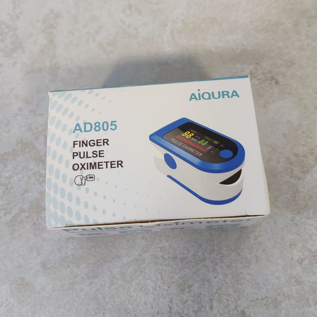 Пульсоксиметр AIQURA AD805 Blue - зображення 6
