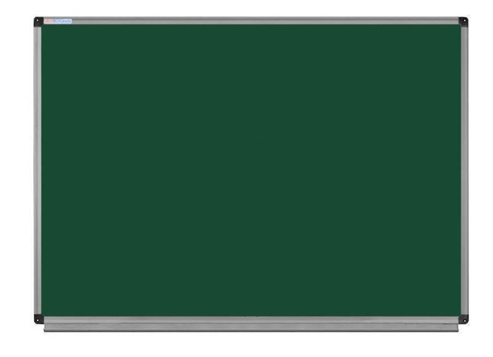 Школьная доска магнитно-меловая в алюминиевой раме UkrBoards одноповерхностная зеленая 75 х 100 см - Фото 2 Школьная доска магнитно-меловая в алюминиевой раме UkrBoards одноповерхностная зеленая 75 х 100 см - изображение 2