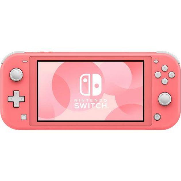 Coral nintendo switch lite animal crossing deals bundle