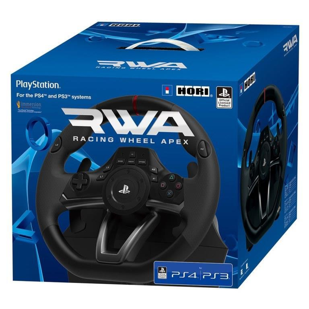 Руль HORI RWA Racing Wheel APEX PS4/PS3/PC – фото, отзывы