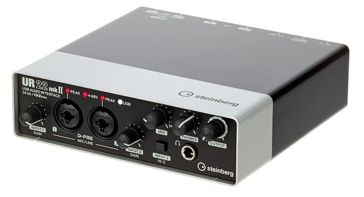 Аудиоинтерфейс / звуковая карта Steinberg UR22 MK2 – фото, отзывы