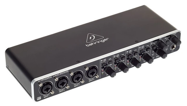 Аудиоинтерфейс / звуковая карта Behringer UMC404HD – фото, отзывы