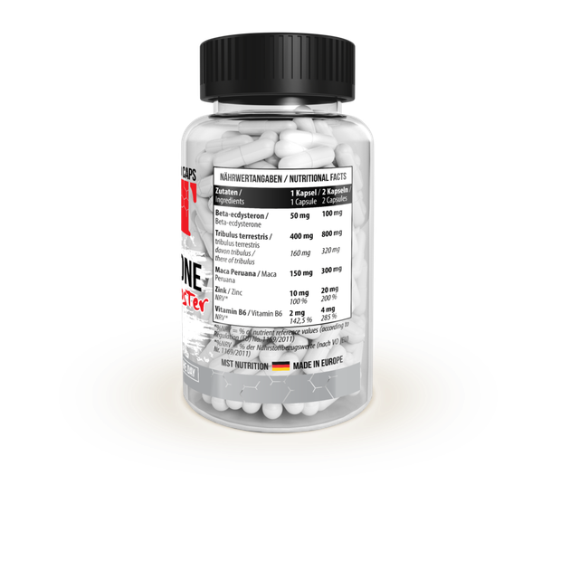 MST® Ecdysterone Booster with ZINC and MACA | Екдистерон + Трібулус + Цинк + МАКА 90 капсул - изображение 2