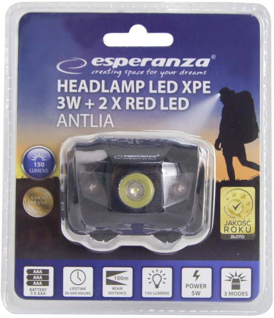 Esperanza Czoło Lampa LED Antlia (EOT036) - obraz 4