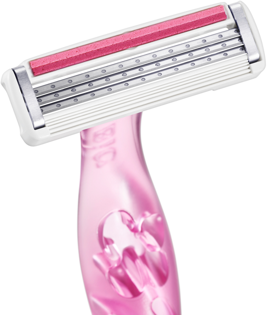 Набір бритв без змінних картриджів BIC Miss Soleil Sensitive 3+1 шт (3086123534605) - зображення 11