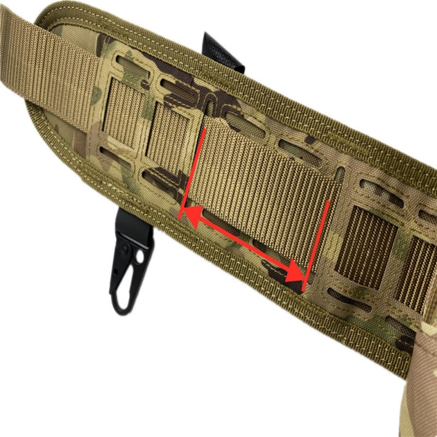 Тактический пояс-разгрузка РПС SOETAC с ремнем и стропами MOLLE Multicam SECP87088 - изображение 2