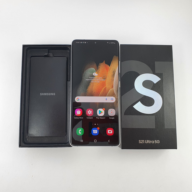 Samsung Galaxy S21 Ultra 256 GB Phantom Silver (2A00000852) Б/У – фото ...