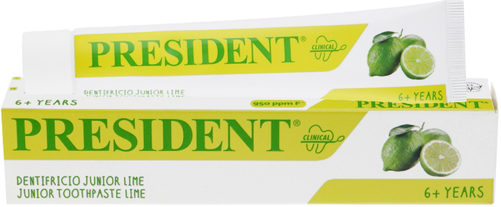 Дитяча зубна паста PresiDENT Clinical Junior 50 мл (8030009501118/8030009708005) - зображення 1