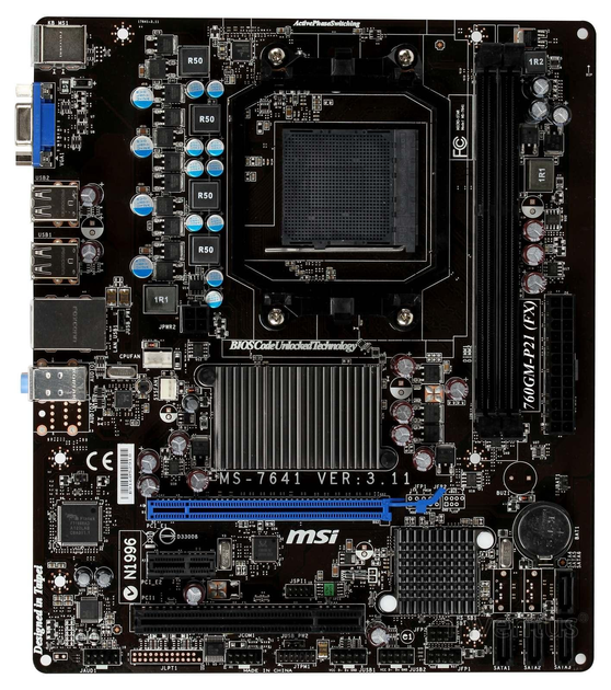 Msi 760gm p21 fx ms 7641 обновление биоса