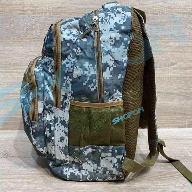 Рюкзак тактический мужской 30 литров объем, тактичний рюкзак, пиксель Bounce ar. RT-1230, зеленый - изображение 1