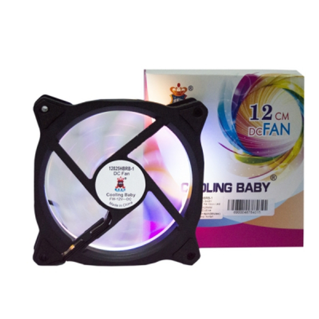 Кулер для корпуса Cooling Baby RAINBOW 1 (12025HBRB-1) - изображение 4