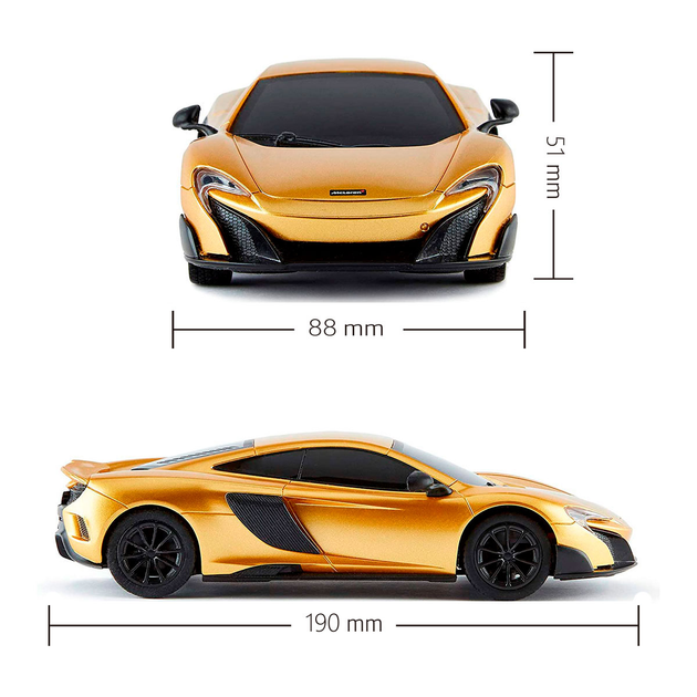 Автомобіль на р/к KS Drive Mclaren 675LT Золотий (124GMGL) - зображення 5